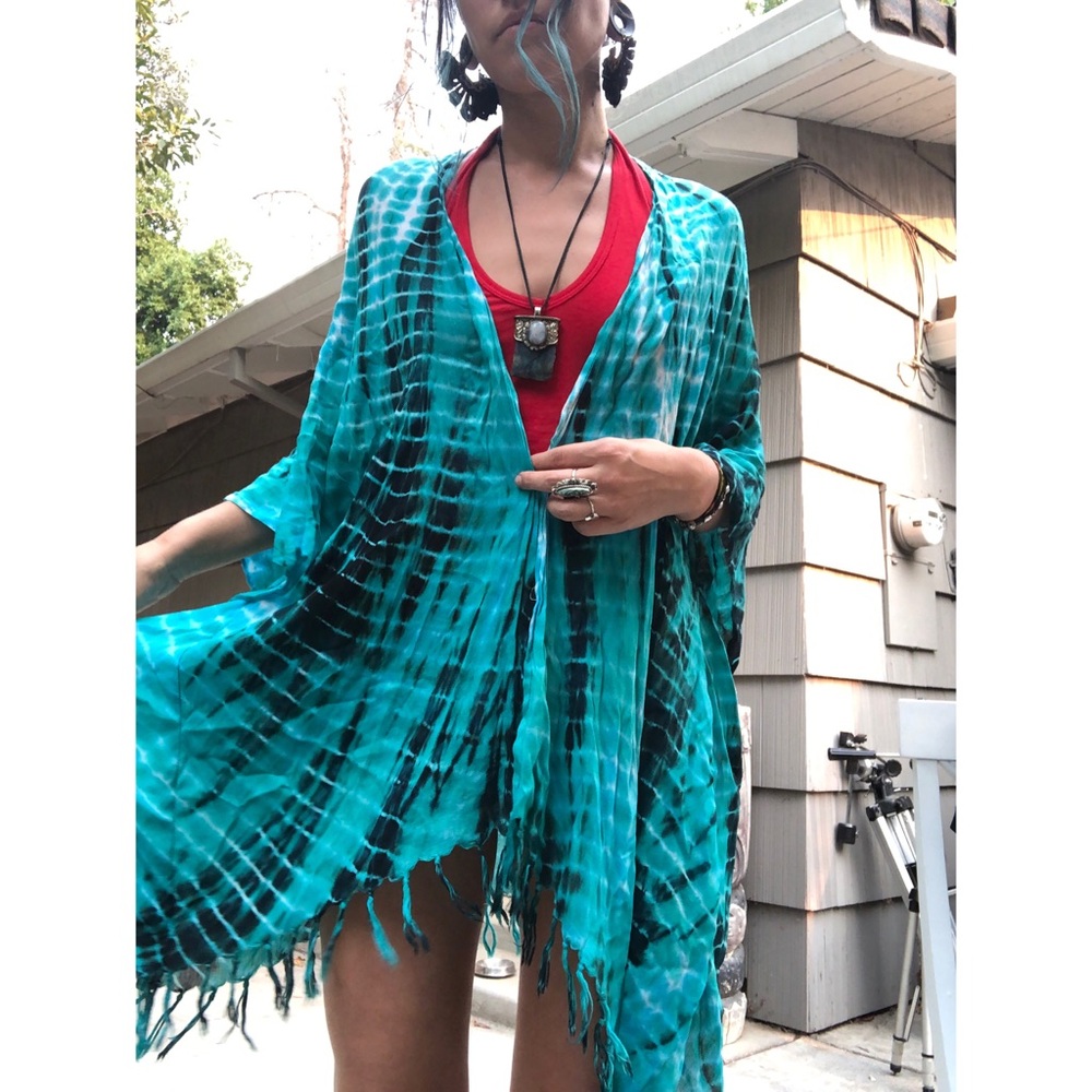 Tie dye kimono